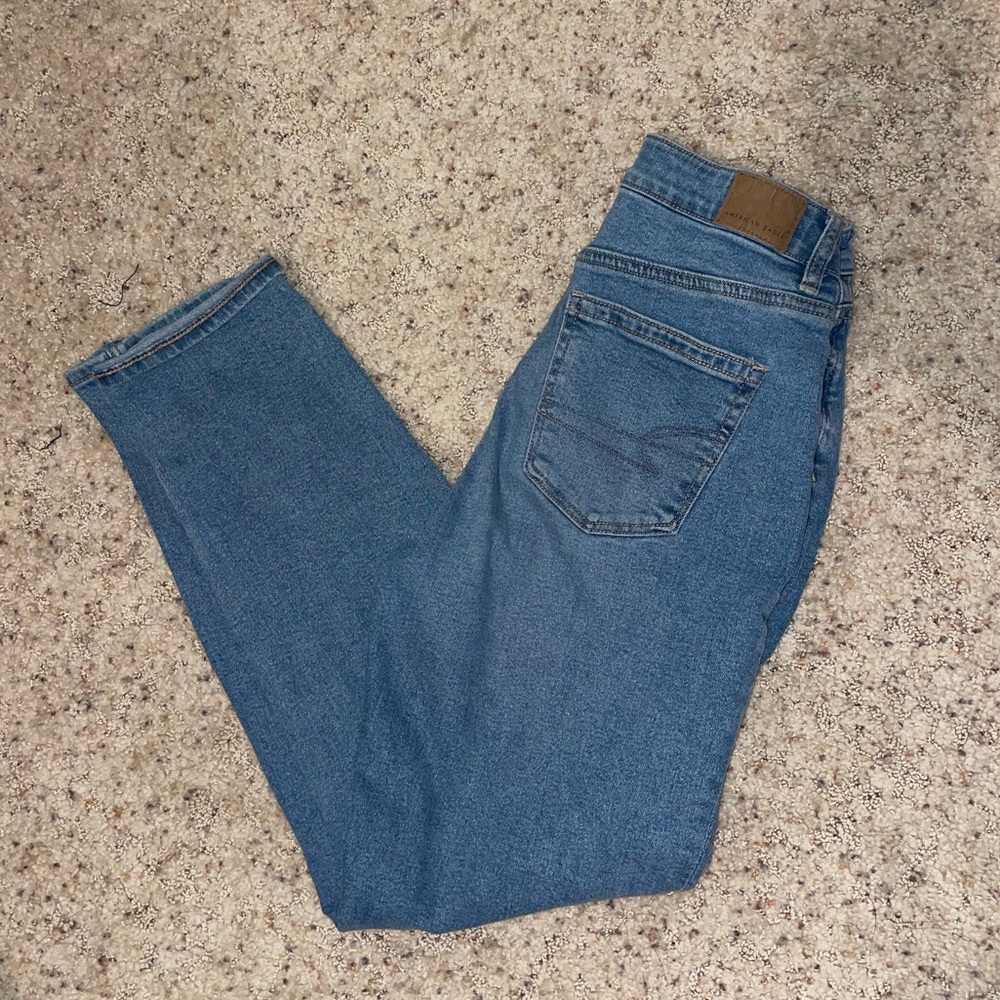 American eagle stretch mom jeans